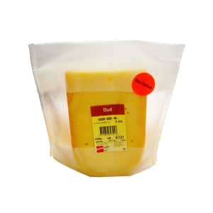 Packing cubes of cheese